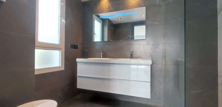 Modern unfurnished 3 bedroom garden apartment