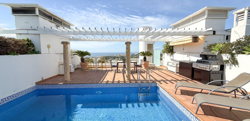 Elegant 3-Bedroom Duplex Penthouse with Private Rooftop Pool