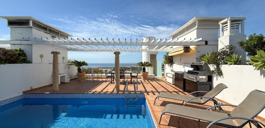 Elegant 3-Bedroom Duplex Penthouse with Private Rooftop Pool